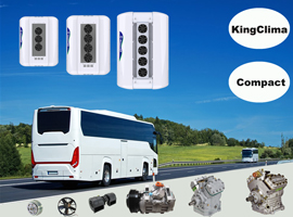 king clima bus air conditioners double return air system